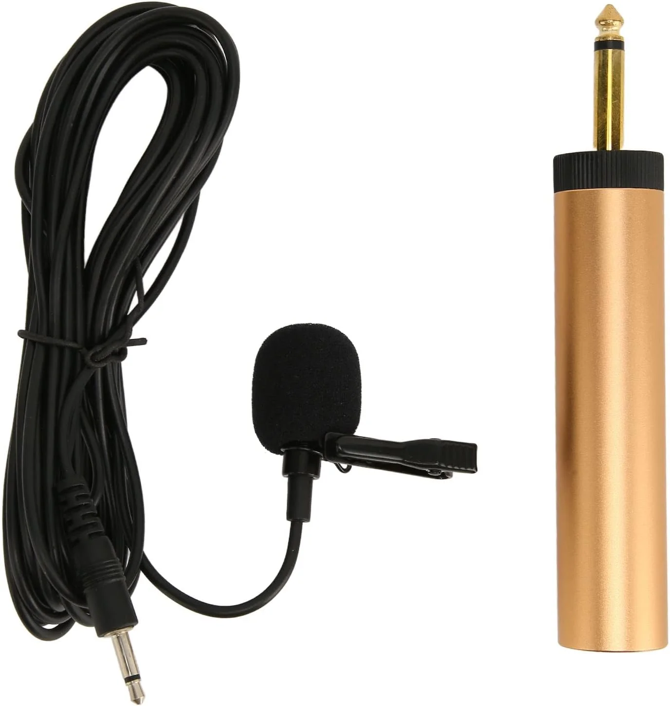 میکروفون یقه‌ای سیم‌دار، میکروفون خازنی اومنی‌دیرکشنال با آداپتور 6.5 میلی‌متری، کابل 5 متری، میکروفون یقه‌ای برای کنسول‌های دیجیتال، سازها و آمپلی‌فایرها