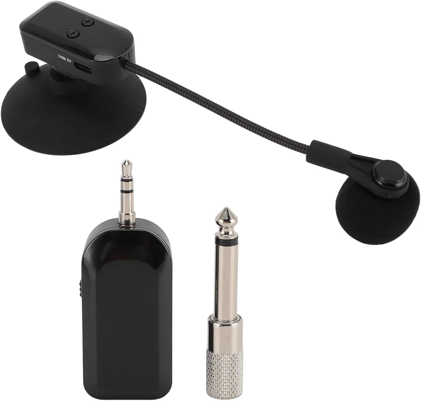 میکروفون ساز بی سیم 2.4G، سیستم میکروفون ساز قابل تنظیم با سیگنال پایدار و کیفیت HiFi برای ویولن