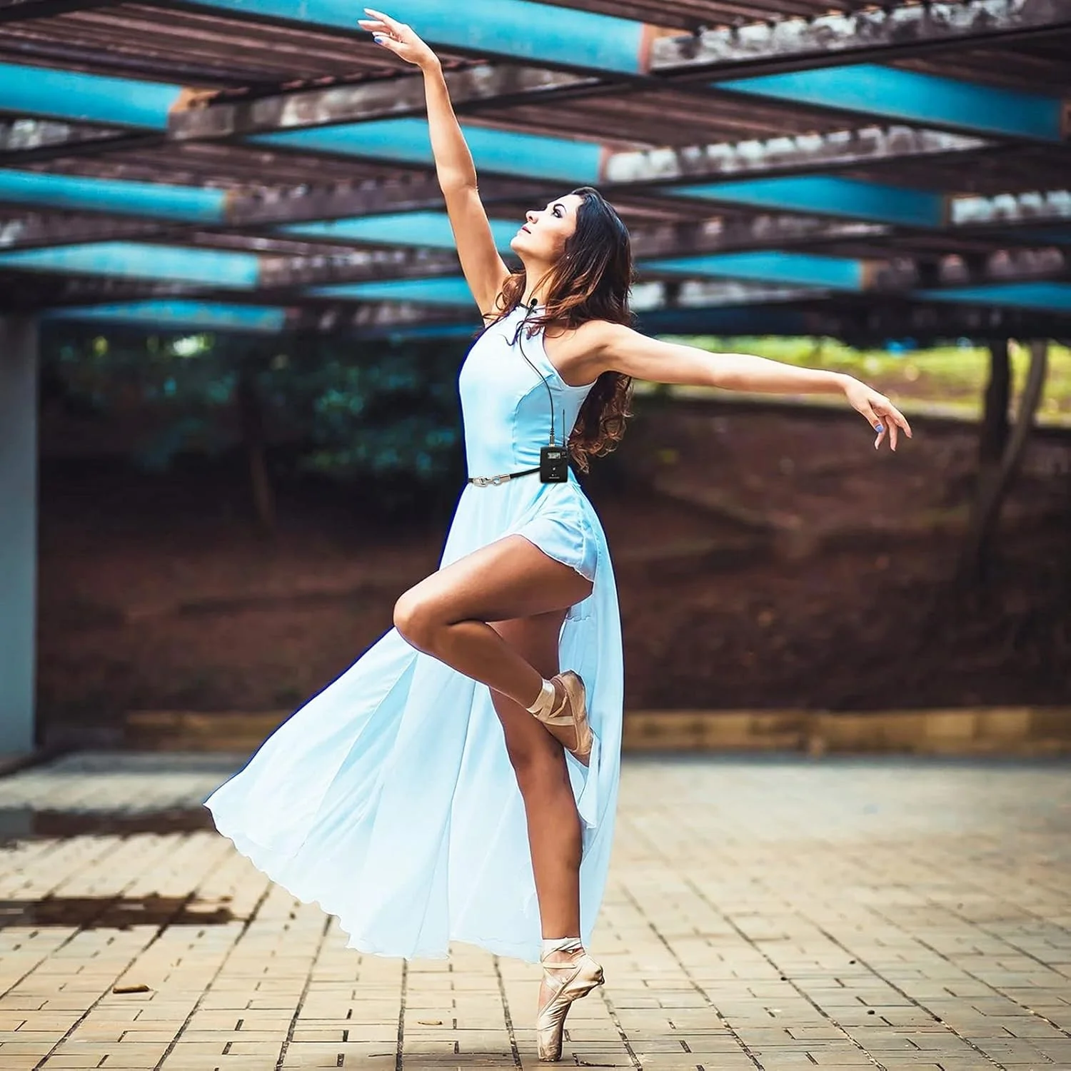 میکروفون یقه ای Weishan بسته 2 عددی سازگار با سیستم بی سیم Sennheiser، میکروفون کندانسور همه جهته برای یوتیوب، سخنرانی ها، اجرای زنده