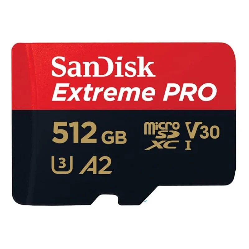 کارت حافظه MicroSDXC سندیسک Extreme PRO V30 با ظرفیت 512 گیگابایت کارت حافظه MicroSDXC سندیسک Extreme PRO V30 با ظرفیت 512 گیگابایت
