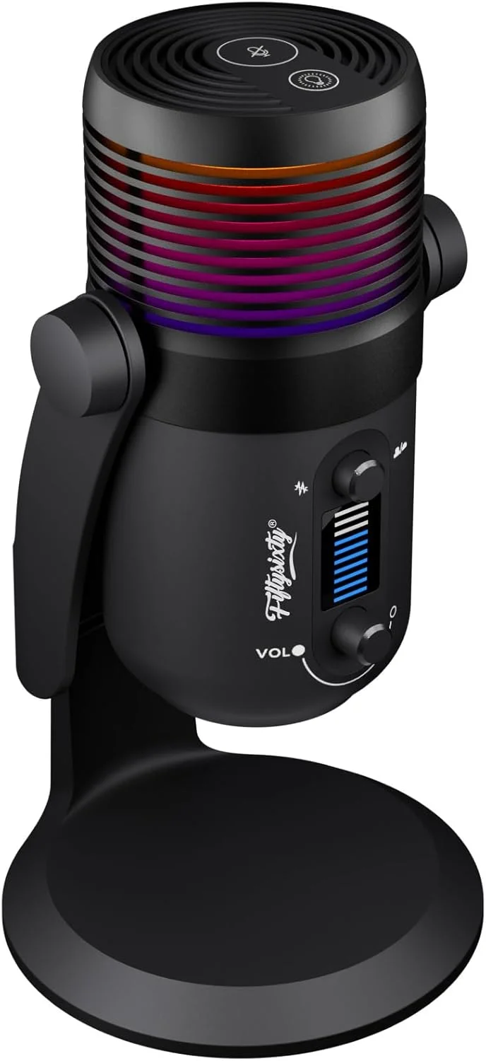 میکروفون کاندنسر کاردیوئید ایستاده LED مدل FiftySixty