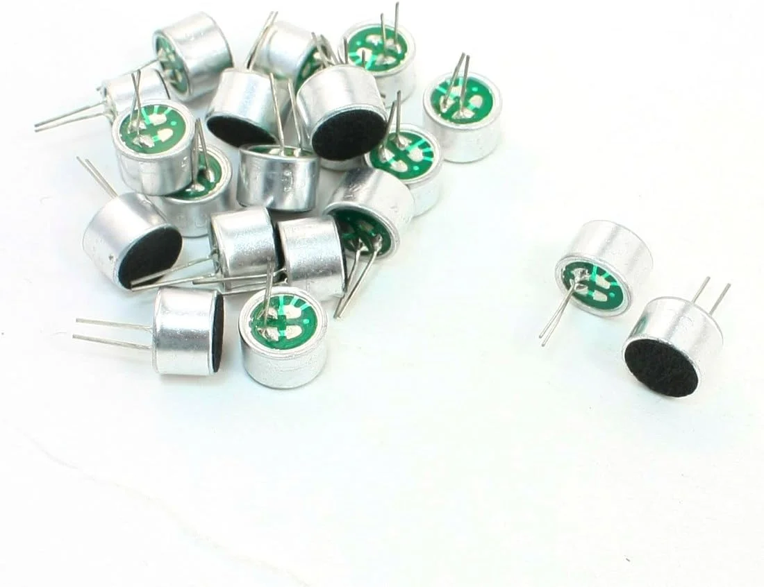 میکروفون الکترت تمام جهته با محفظه آلومینیومی 20 عددی میکروفون الکترت تمام جهته با محفظه آلومینیومی 20 عددی