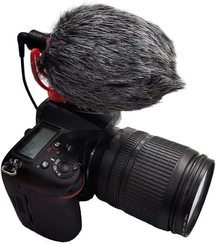 میکروفون کاندنسر کاردیوئید الکتریکی جهت دار دوربین فیلمبرداری یونیورسال DSLR با کیفیت صدای HD 3.5 میلی متری