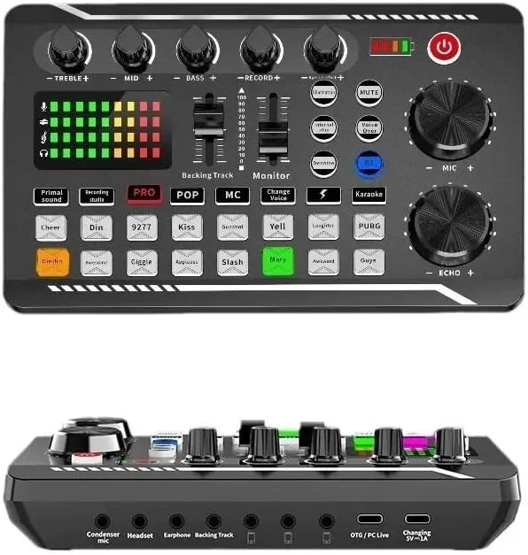 مجموعه کامل پادکستینگ – میکسر V9، میکروفون BM800 و کارت صدای یکپارچه برای ضبط، استریم و گیمینگ حرفه ای مجموعه کامل پادکستینگ – میکسر V9، میکروفون BM800 و کارت صدای یکپارچه برای ضبط، استریم و گیمینگ حرفه ای