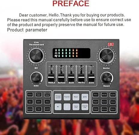 میکروفون کاندنسر TRADEXPRESS BM 800 به همراه کارت صدای V9، تجهیزات کامل استودیوی ضبط صدا، میکسر صوتی خارجی به همراه میکروفون برای خوانندگی، پخش زنده و تولیدکنندگان محتوا