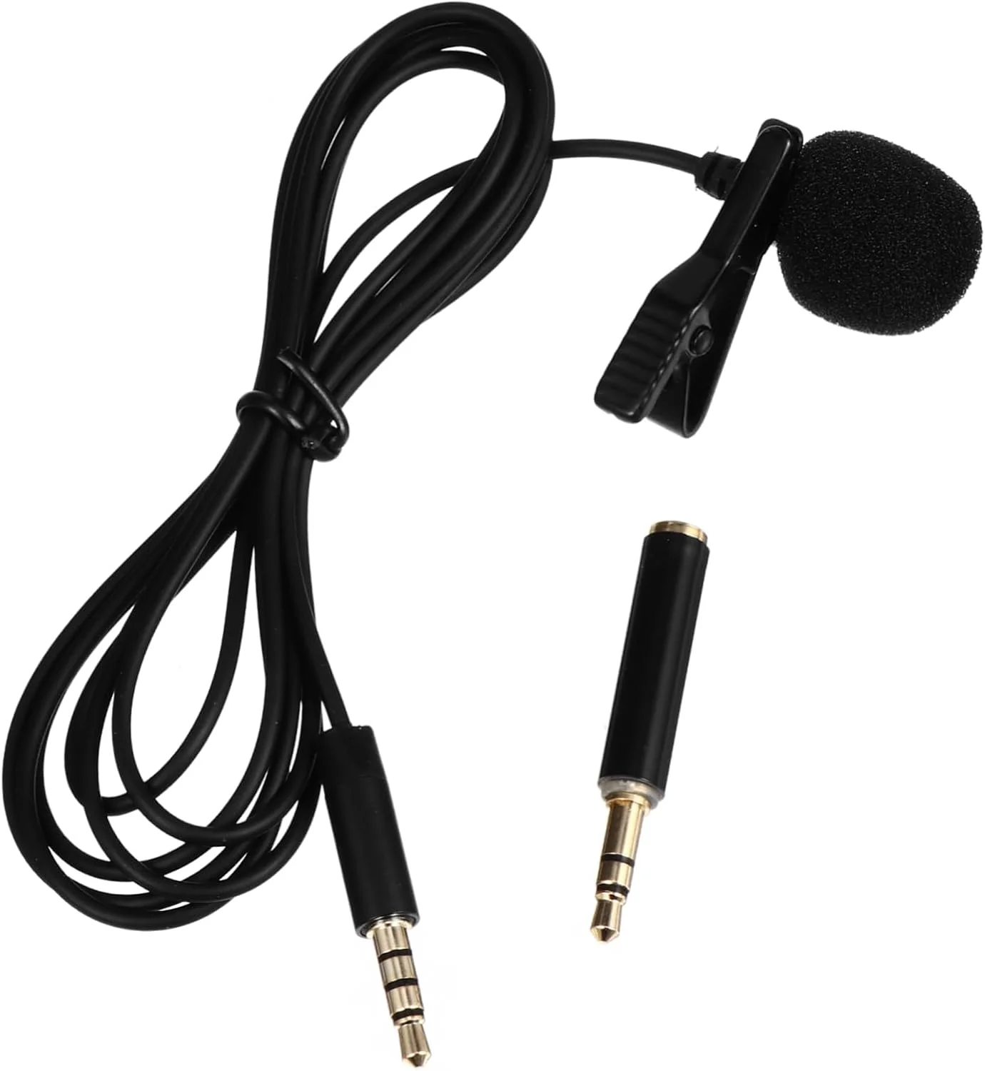 یک ست میکروفون کندانسور یقه‌ای، میکروفون یقه‌ای USB، میکروفون مینیاتوری ضبط صدا، کارت صدای آلیاژی