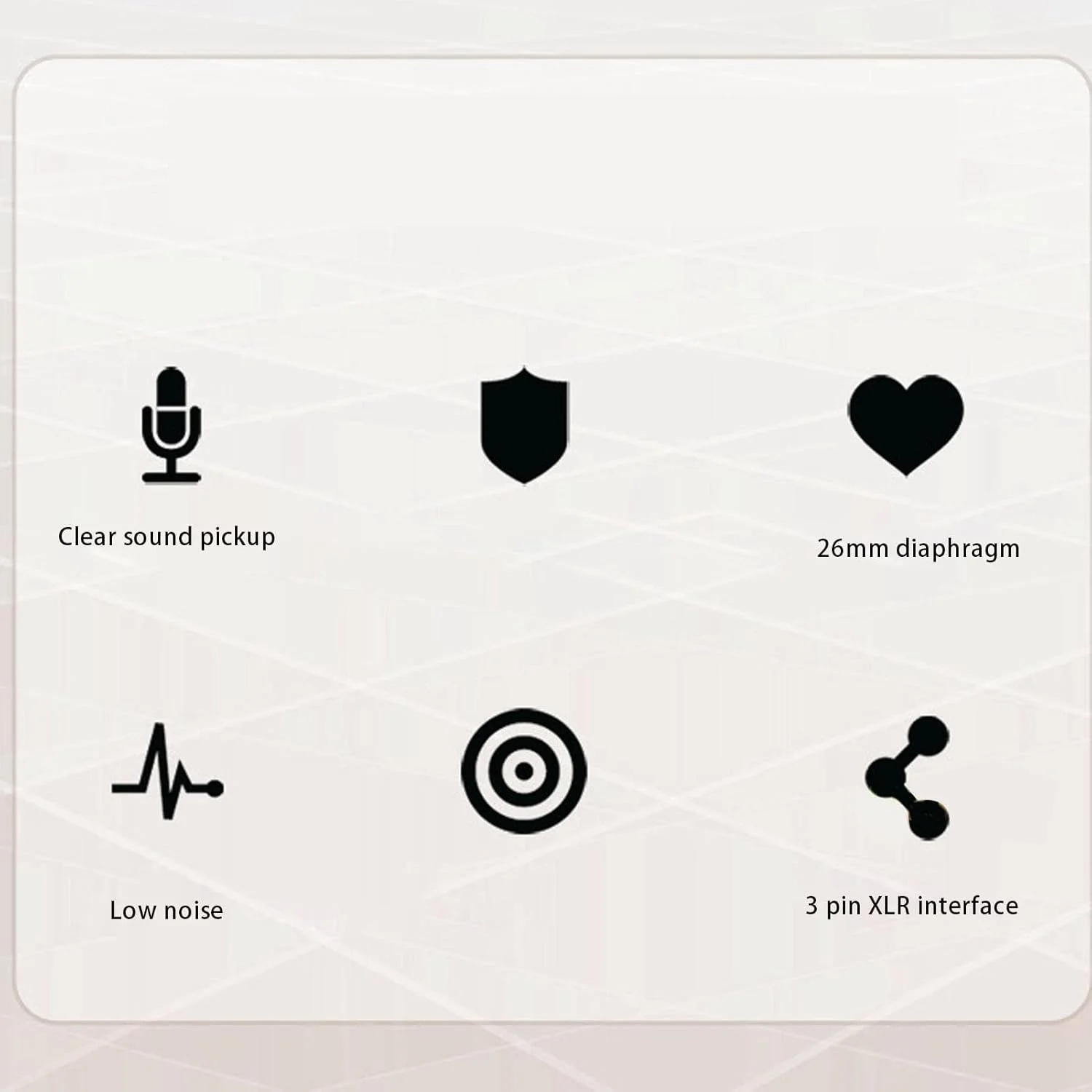 کیت تجهیزات حرفه ای میکروفون کندانسور با لرزه گیر و کابل XLR برای پادکست، آواز، چت آنلاین، جنس آلیاژ روی (مشکی) کیت تجهیزات حرفه ای میکروفون کندانسور با لرزه گیر و کابل XLR برای پادکست، آواز، چت آنلاین، جنس آلیاژ روی (مشکی)