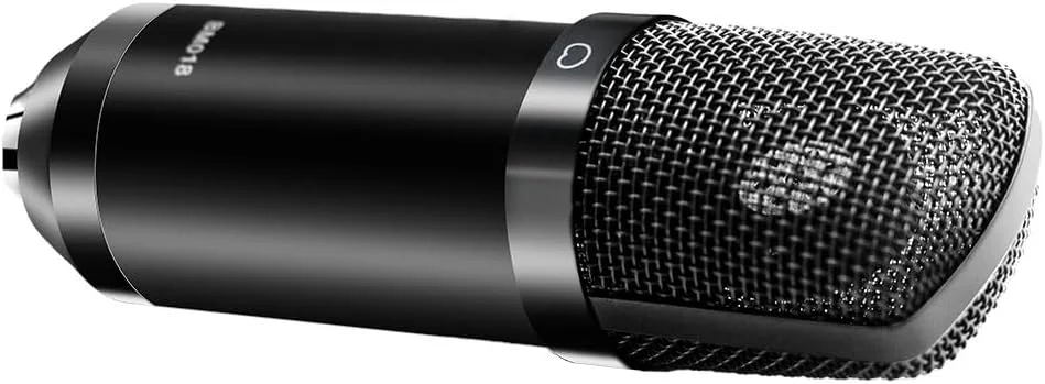 میکروفون کاندنسر XLR برای ضبط صدا، مناسب کامپیوتر، استودیو خانگی، پادکست، استریم، تولید محتوا، صداگذاری، بازی و وکال (مشکی) میکروفون کاندنسر XLR برای ضبط صدا، مناسب کامپیوتر، استودیو خانگی، پادکست، استریم، تولید محتوا، صداگذاری، بازی و وکال (مشکی)