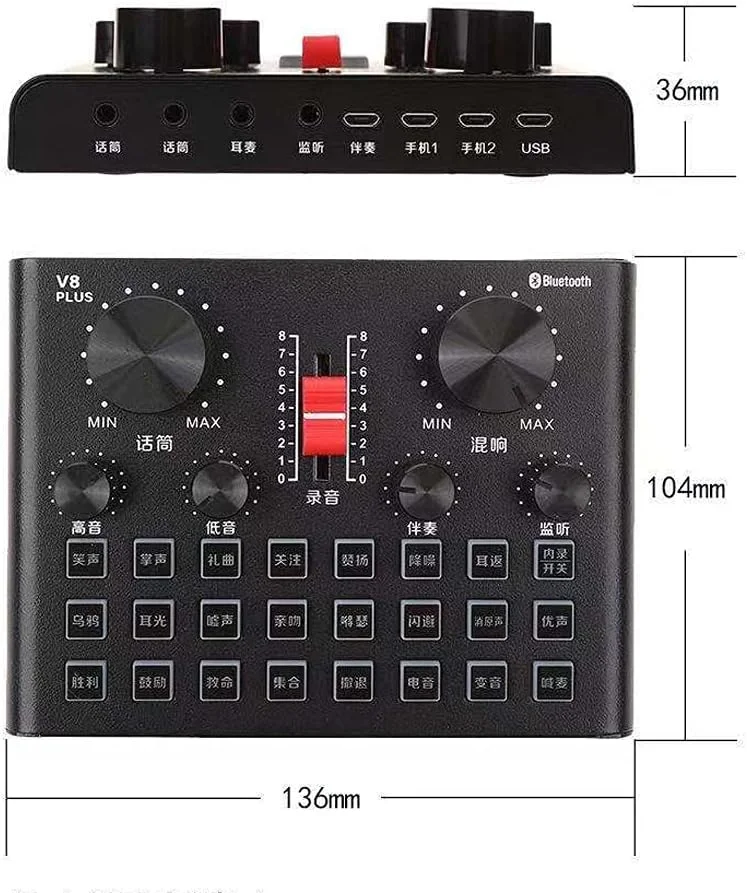 کارت صدای زنده و کیت میکروفون معلق BM800، مجموعه میکروفون کاندنسر ضبط صدا، میکسر صوتی هوشمند با قابلیت تنظیم صدا، کارت صدا برای پخش زنده کامپیوتر کارت صدای زنده و کیت میکروفون معلق BM800، مجموعه میکروفون کاندنسر ضبط صدا، میکسر صوتی هوشمند با قابلیت تنظیم صدا، کارت صدا برای پخش زنده کامپیوتر