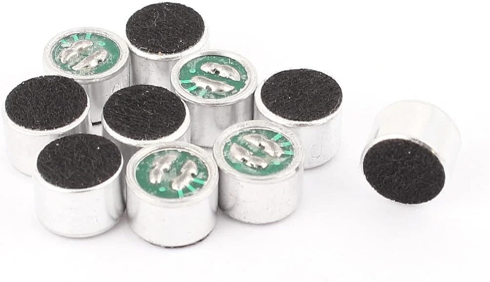 10 عدد میکروفون کاندنسر الکترت مینیاتوری 9mm x 7mm SMD