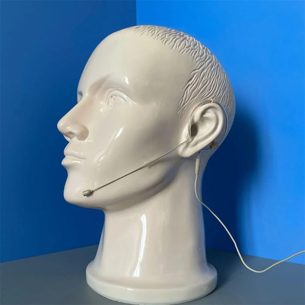 میکروفون هدست گوشی SPORTARC، میکروفون یک طرفه بژ، میکروفون هدست تک گوشی 3.5 میلی متری