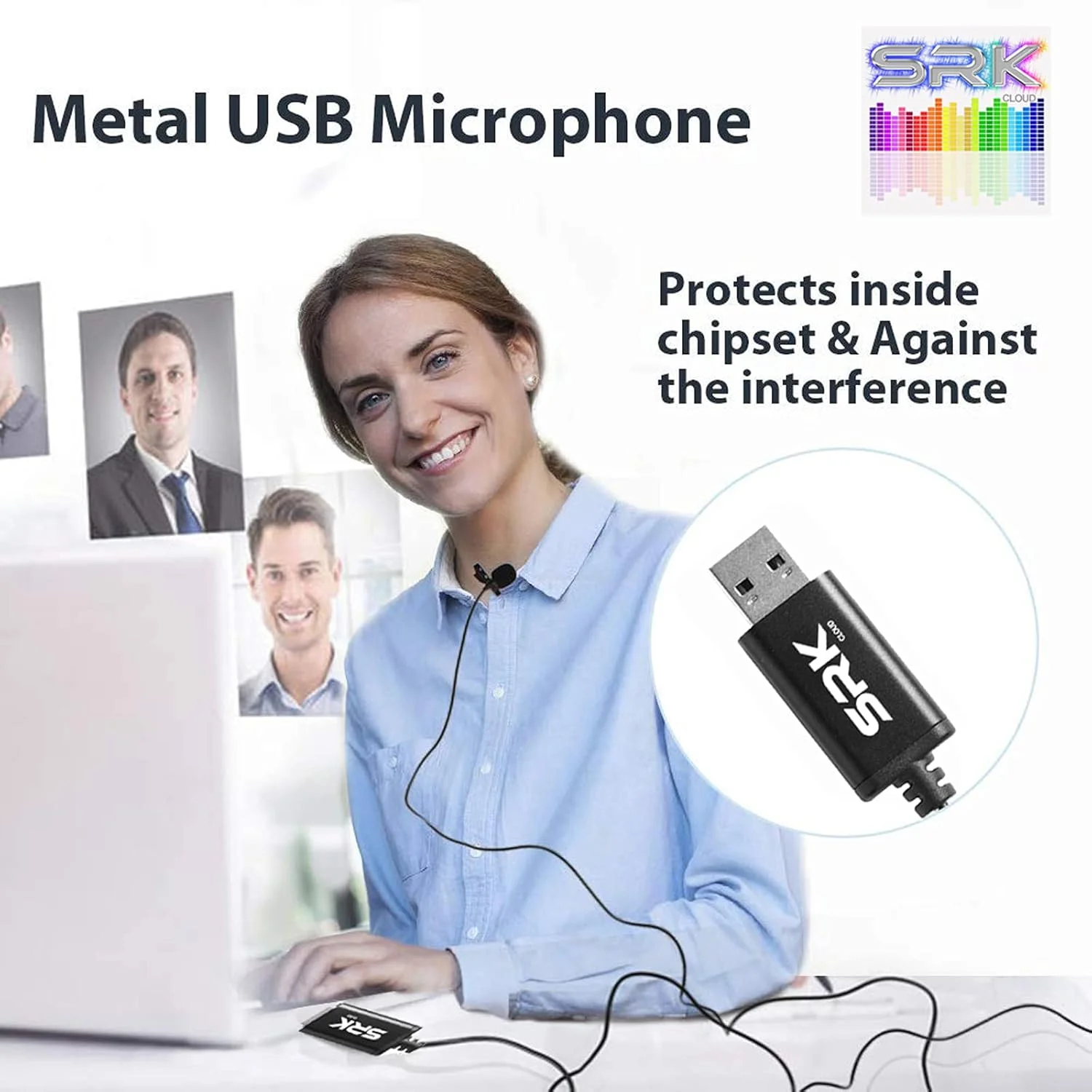 میکروفون یقهای U24، میکروفون کندانسور لاوالیه برای کامپیوتر، موبایل، ضبط یوتیوب، آواز خواندن، پخش زنده میکروفون یقهای U24، میکروفون کندانسور لاوالیه برای کامپیوتر، موبایل، ضبط یوتیوب، آواز خواندن، پخش زنده