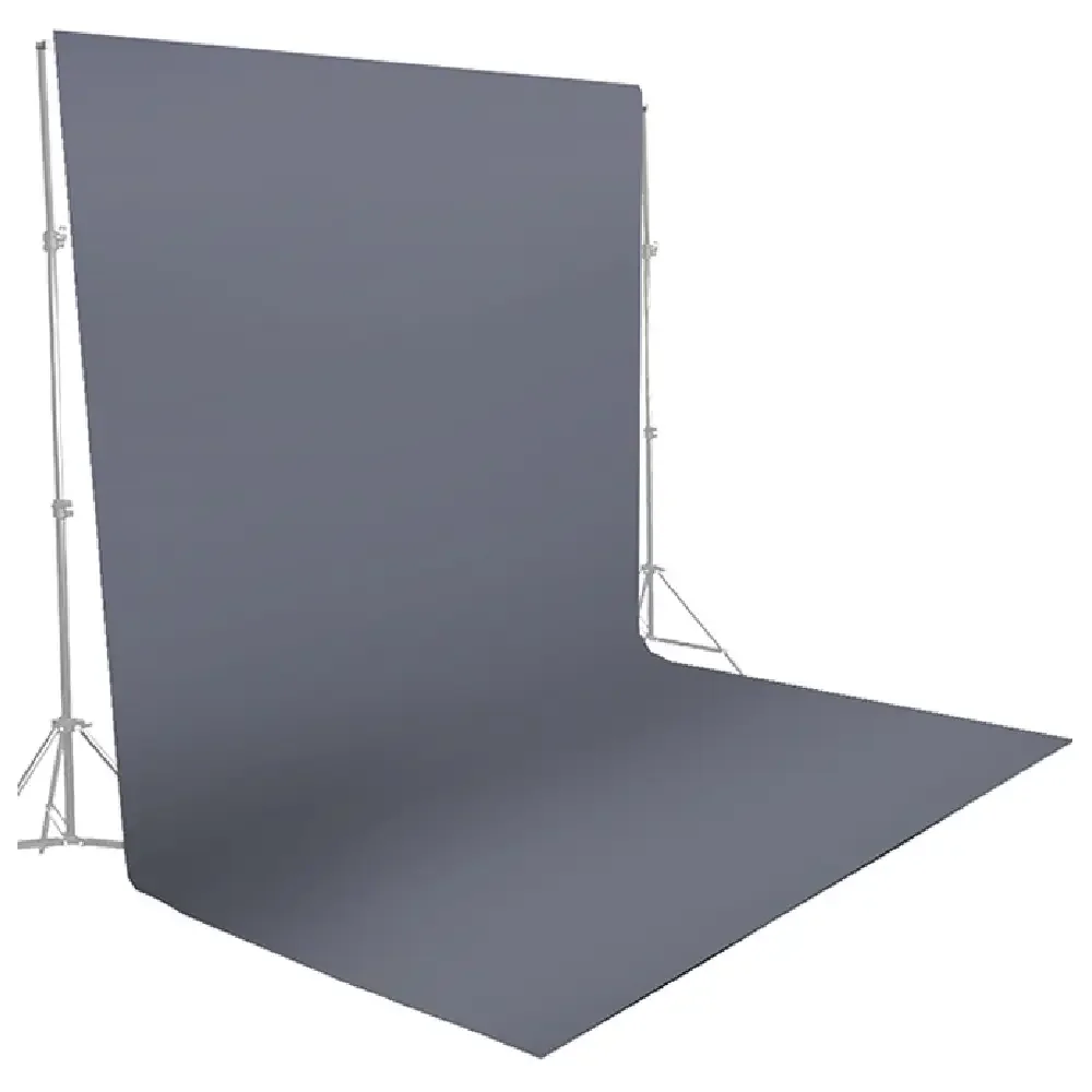 بک گراند عکاسی مخمل خاکستری، ابعاد 3x5 متر