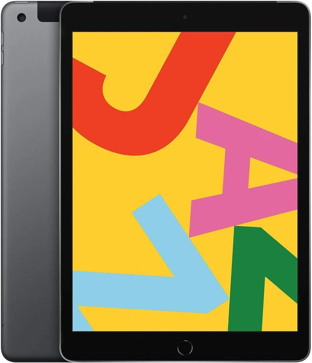 اپل آیپد 10.2 اینچ (2019) وای فای + سیم کارت 32 گیگابایت - خاکستری فضایی (بازسازی شده)