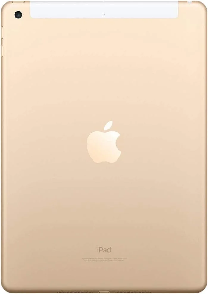 اپل آیپد با وای فای + سیم کارت، ۱۲۸ گیگابایت، طلایی (مدل ۲۰۱۷) (بازسازی شده)