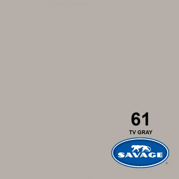 پس زمینه کاغذی Savage Widetone Seamless #61 TV Gray