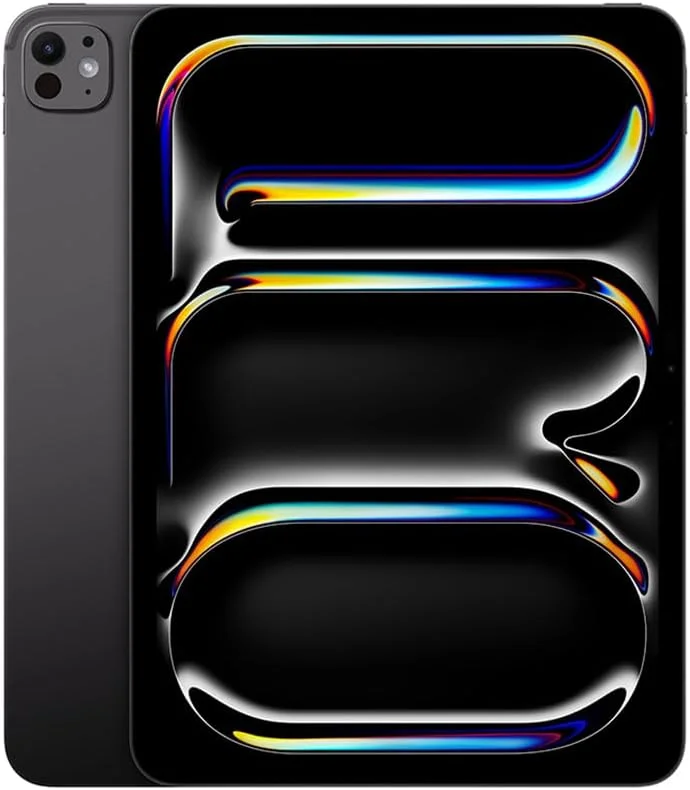 اپل آیپد پرو (M4)، Wi-Fi 6E، Face ID، هوش مصنوعی اپل + آداپتور برق 20W USB-C اپل (13 اینچ، مشکی، Wi-Fi، 512 گیگابایت) اپل آیپد پرو (M4)، Wi-Fi 6E، Face ID، هوش مصنوعی اپل + آداپتور برق 20W USB-C اپل (13 اینچ، مشکی، Wi-Fi، 512 گیگابایت)