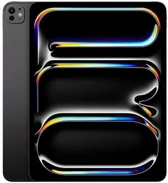اپل آیپد پرو ۱۳ اینچی ۲۰۲۴، وای فای + سیم کارت خور، ۲۵۶ گیگابایت - مشکی فضایی (بازسازی شده درجه یک) اپل آیپد پرو ۱۳ اینچی ۲۰۲۴، وای فای + سیم کارت خور، ۲۵۶ گیگابایت - مشکی فضایی (بازسازی شده درجه یک)