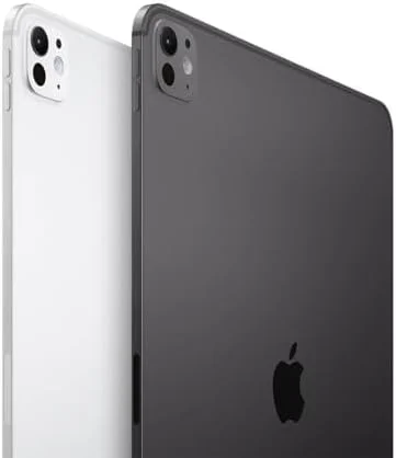 اپل آیپد پرو ۱۳ اینچی ۲۰۲۴، وای فای + سیم کارت خور، ۲۵۶ گیگابایت - مشکی فضایی (بازسازی شده درجه یک) اپل آیپد پرو ۱۳ اینچی ۲۰۲۴، وای فای + سیم کارت خور، ۲۵۶ گیگابایت - مشکی فضایی (بازسازی شده درجه یک)