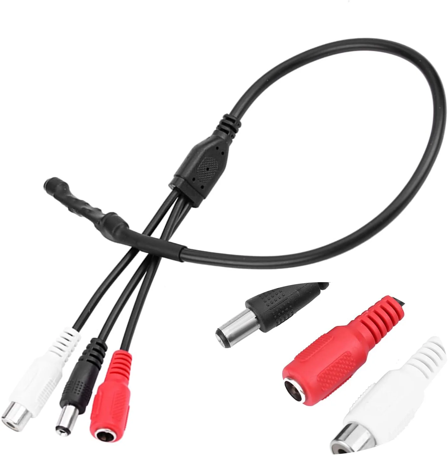 میکروفون امنیتی سوراندی برای دوربین مداربسته، دستگاه ضبط صدا DVR با نویز کم و حساسیت بالا برای VCR و تلویزیون میکروفون امنیتی سوراندی برای دوربین مداربسته، دستگاه ضبط صدا DVR با نویز کم و حساسیت بالا برای VCR و تلویزیون