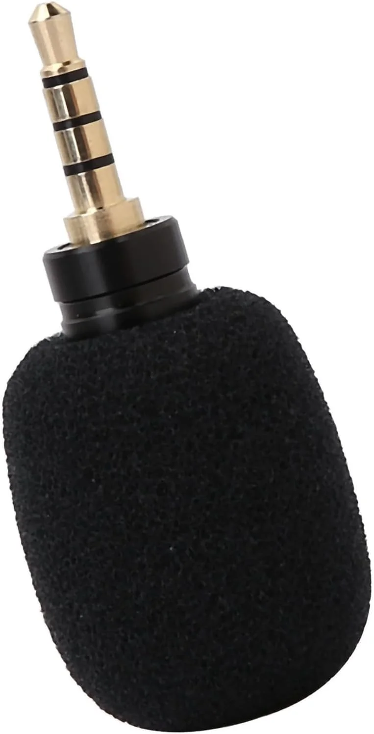 میکروفون مینی قابل حمل Sorandy با پورت 3.5 میلی متری، میکروفون با حساسیت بالا برای تلفن همراه، تبلت، لپ تاپ - برای بازی، استریم، کلاس های آنلاین (پورت مستقیم مونو 3.5 چهار پل)