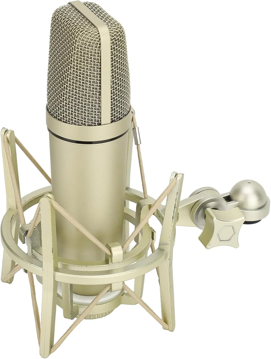 میکروفون دینامیک استودیویی سوراندی، میکروفون کندانسور کاردیوئید سیمی فلزی با فناوری جداسازی صدا، ایده آل برای ضبط صدا، استریمینگ، صداگذاری، کار با اینترفیس، میکسر