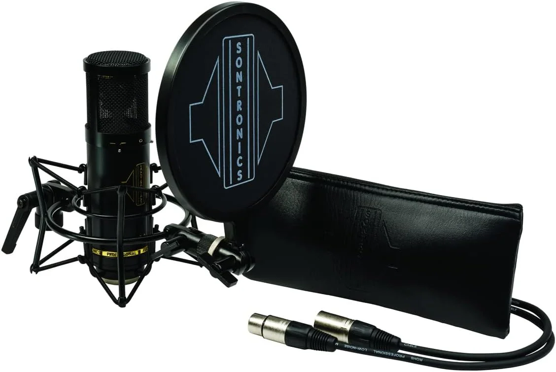 میکروفون کاندنسر دیافراگم بزرگ Sontronics STC-2 به همراه لوازم جانبی - مشکی میکروفون کاندنسر دیافراگم بزرگ Sontronics STC-2 به همراه لوازم جانبی - مشکی