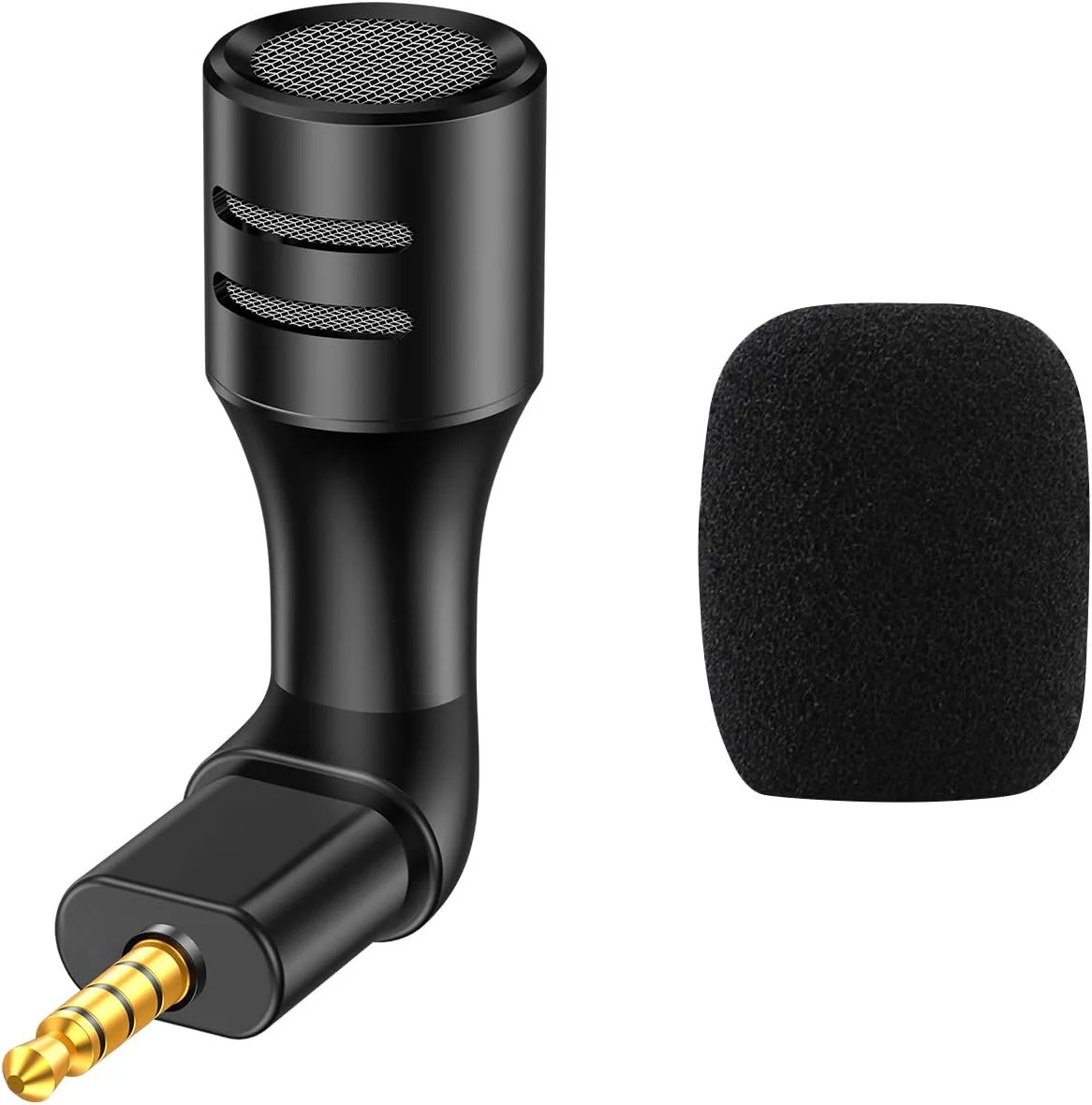 میکروفون کوچک گوشی هوشمند، میکروفون کاندنسر کاردیوئید، پلاگ 3.5 میلی متری TRRS، کاهش نویز فعال CVC، اتصال و پخش با فوم بادگیر برای فیلمبرداری، مصاحبه و آوازخوانی با گوشی اندروید میکروفون کوچک گوشی هوشمند، میکروفون کاندنسر کاردیوئید، پلاگ 3.5 میلی متری TRRS، کاهش نویز فعال CVC، اتصال و پخش با فوم بادگیر برای فیلمبرداری، مصاحبه و آوازخوانی با گوشی اندروید
