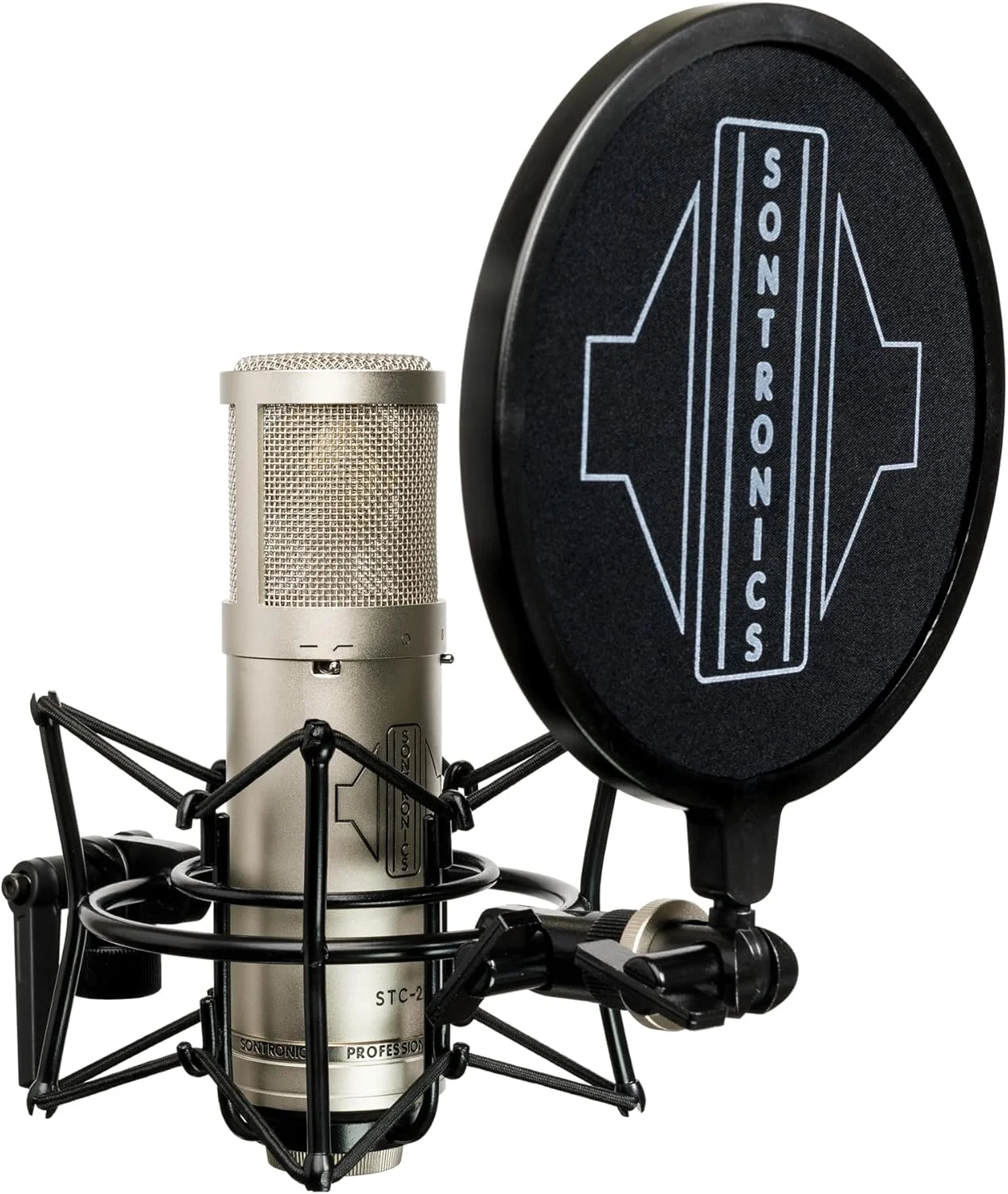میکروفون کاندنسر دیافراگم بزرگ Sontronics STC-2 PACK به همراه لوازم جانبی - نقره ای میکروفون کاندنسر دیافراگم بزرگ Sontronics STC-2 PACK به همراه لوازم جانبی - نقره ای