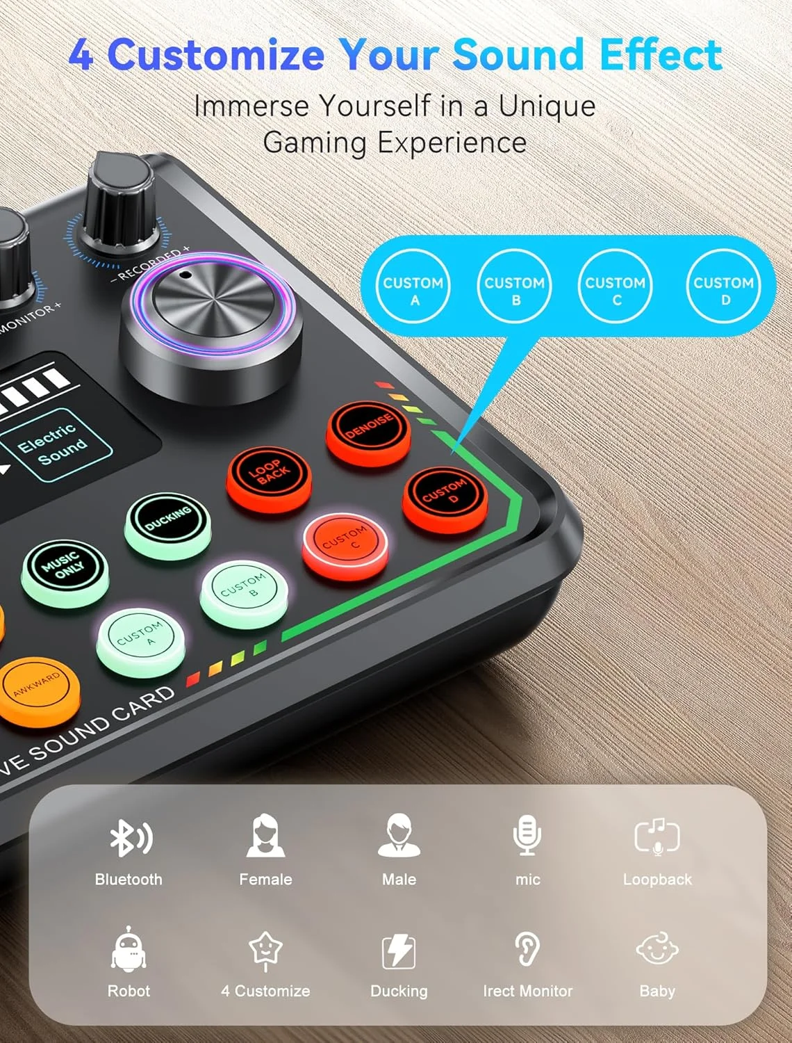 پکیج تجهیزات پادکست SINWE، کارت صدای استودیوی تولید پادکست همه کاره با میکروفون 3.5 میلی متری، ایده آل برای پخش زنده، بازی، آواز و یوتیوب پکیج تجهیزات پادکست SINWE، کارت صدای استودیوی تولید پادکست همه کاره با میکروفون 3.5 میلی متری، ایده آل برای پخش زنده، بازی، آواز و یوتیوب