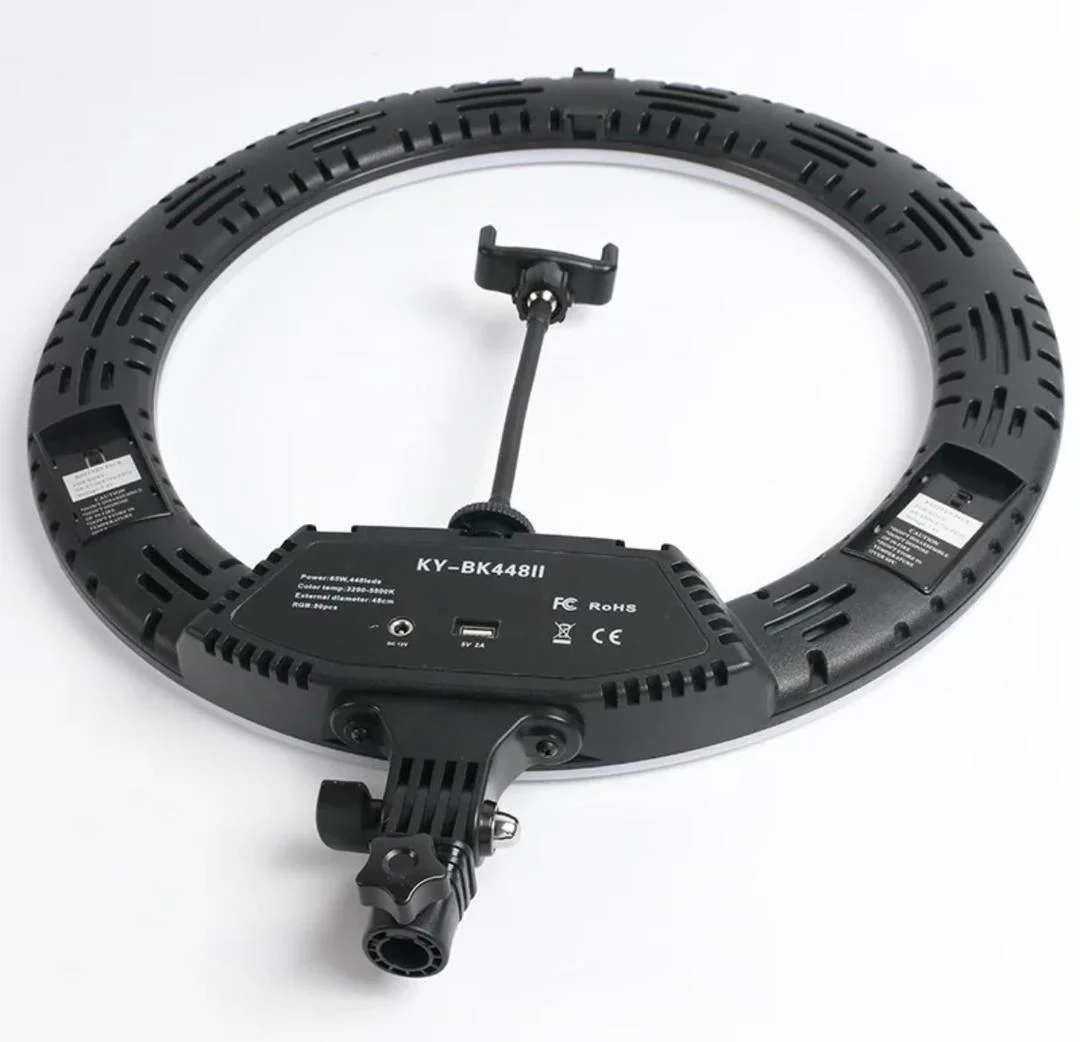 حلقه نور 48 سانتی متری 65 واتی مدل KY-BK 448 RGB