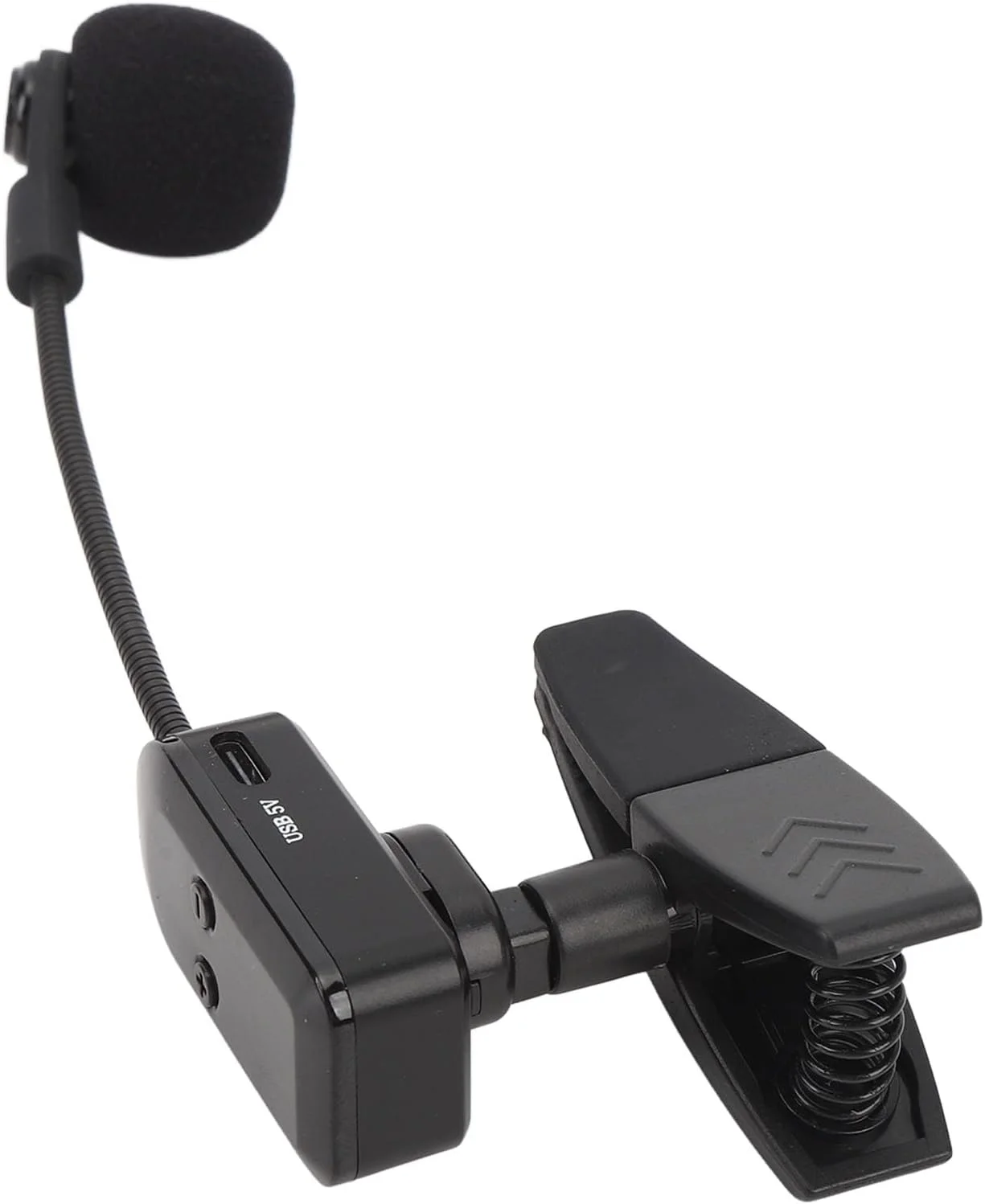 میکروفون بی سیم ساکسیفون، کاهش نویز فعال، میکروفون کندانسور چرخشی 360 درجه، برد 40 متری، اتصال آسان برای اجراهای گروهی، #911