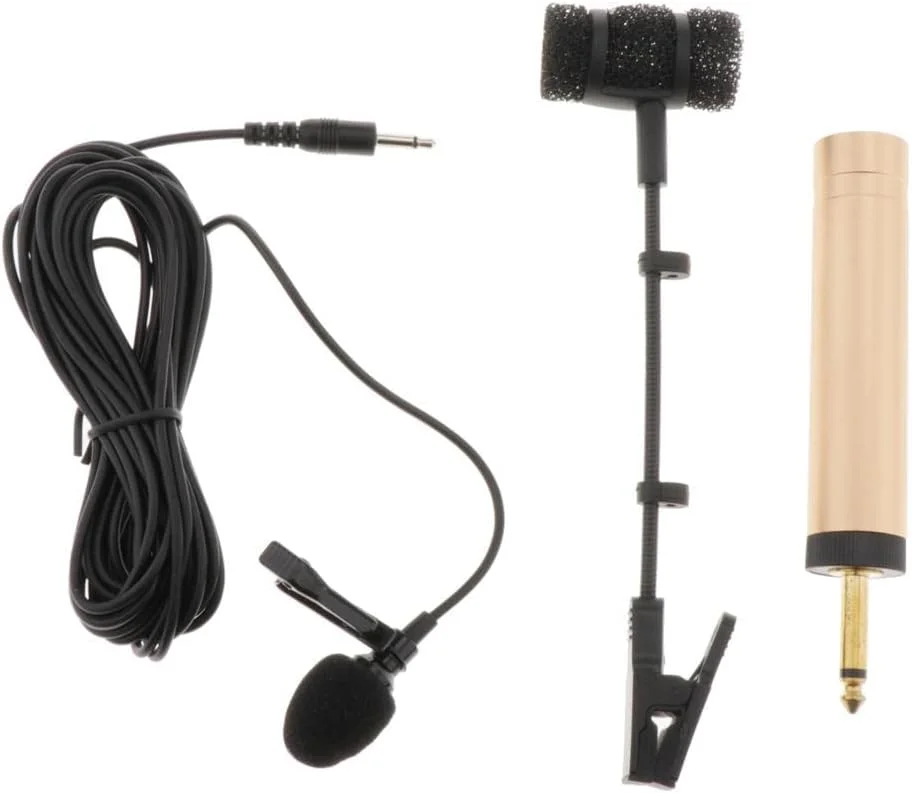 میکروفون گیره ای ساز ارکسترال برای ساکسیفون، ارهو، فلوت و غیره (مخصوص ساکسیفون)