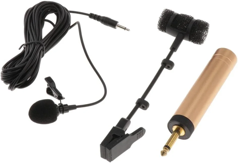 میکروفون گیره ای ساز ارکسترال برای ساکسیفون، ارهو، فلوت و غیره (مخصوص ساکسیفون)