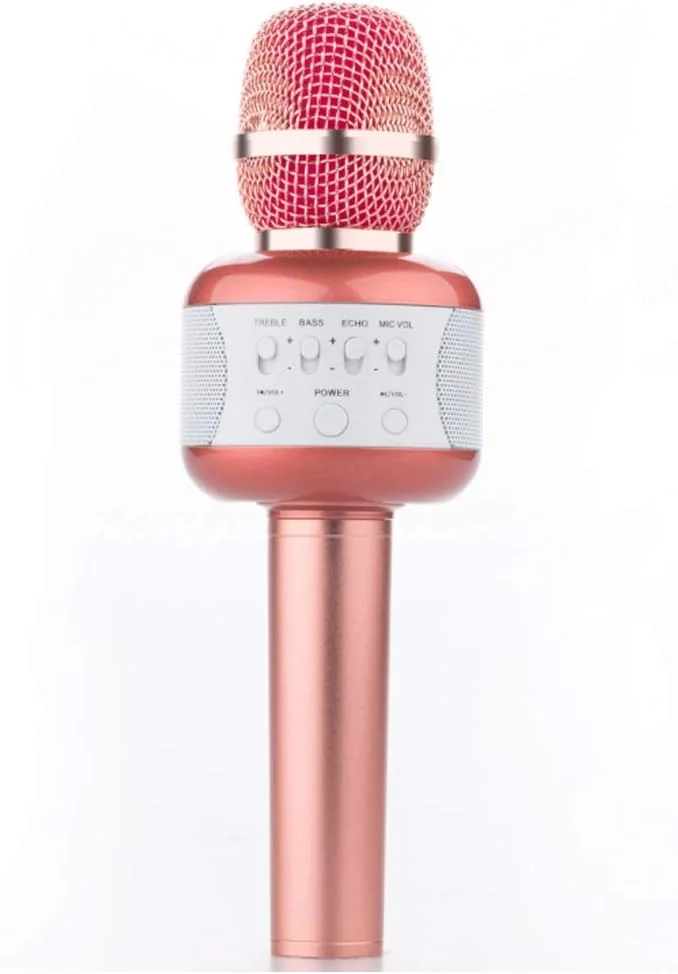 میکروفون کارائوکه بی سیم، میکروفون بی سیم کارائوکه تلفن همراه 106، میکروفون دستی برای آواز خواندن در هر زمان، میکروفون های کندانسور