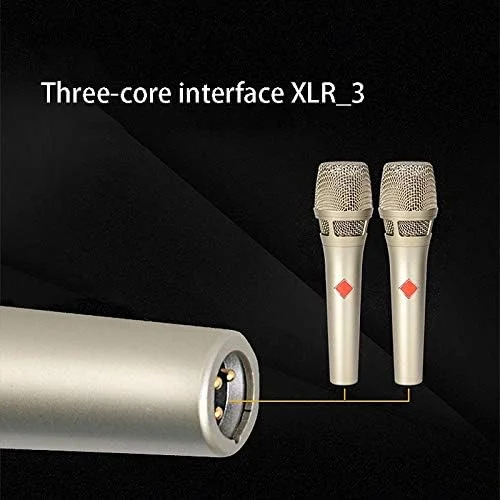 میکروفون دستی، میکروفون کندانسور ضبط صدا برای تلفن همراه شبکه، مناسب برای خوانندگی و پخش زنده