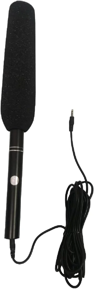 میکروفون خبرنگاری/ژورنالیستی/مصاحبه/اخبار/یوتیوبرها/گزارشگری/رسانه/میکروفون تلویزیونی/اخبار/میکروفون موبایل با لوگوی ایستگاه