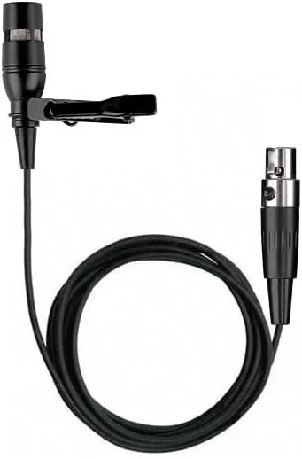 میکروفون یقه ای جایگزین برای فرستنده بی سیم Shure QLXD1، میکروفون گیره ای کندانسور یک جهته، ta4f مینی 4 پین XIR، مشکی میکروفون یقه ای جایگزین برای فرستنده بی سیم Shure QLXD1، میکروفون گیره ای کندانسور یک جهته، ta4f مینی 4 پین XIR، مشکی