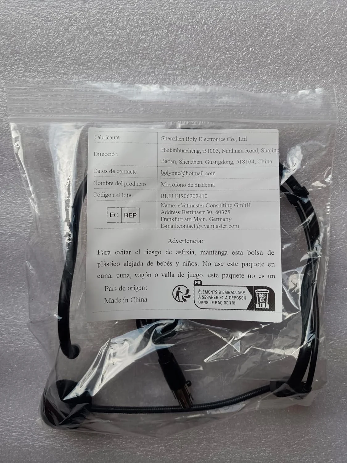 میکروفون هدست جایگزین برای فرستنده کمری Shure GLXD1، مینی کانکتور 4 پین، کندانسور، یک جهته، ta4f 4 پین، مشکی