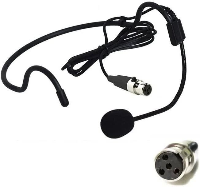 میکروفون جایگزین هدست برای سیستم بی سیم فرستنده Shure SLXD1، کندانسور، یک جهته، 4 پین ta4f، مشکی میکروفون جایگزین هدست برای سیستم بی سیم فرستنده Shure SLXD1، کندانسور، یک جهته، 4 پین ta4f، مشکی