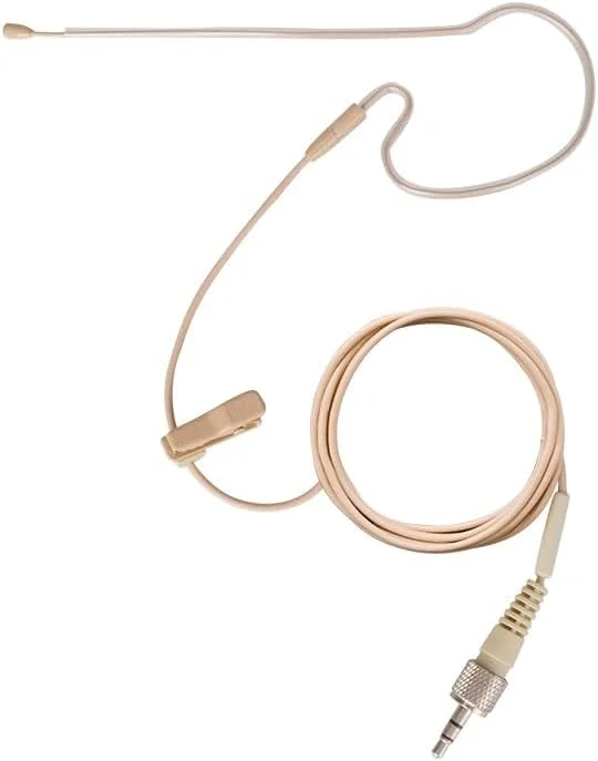 میکروفون جایگزین هدست گوشی برای فرستنده بادی‌پک بی‌سیم سنهایزر SK 300 G4، کانکتور 3.5 میلی‌متری TRS، کندانسور، اومنی‌دایرکشنال، رنگ بژ