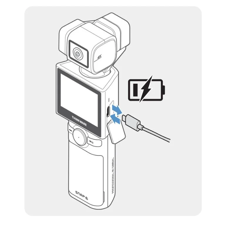 دوربین گیمبال Thinkware SNAP-G با کیفیت 4K دوربین گیمبال Thinkware SNAP-G با کیفیت 4K