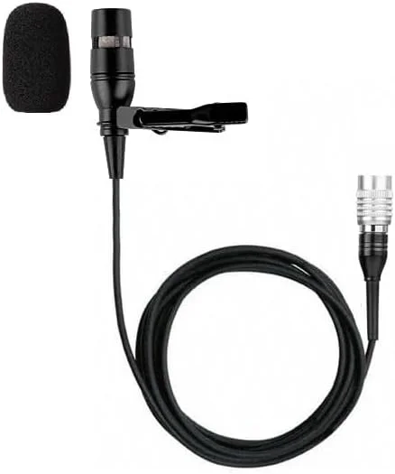 میکروفون یقه ای جایگزین برای Audio Technica ATW-T5201 سری 5000 - فرستنده Body-Pack، کندانسور، یک جهته، اتصال مادگی 4 پین Hirose (HRS)، مشکی
