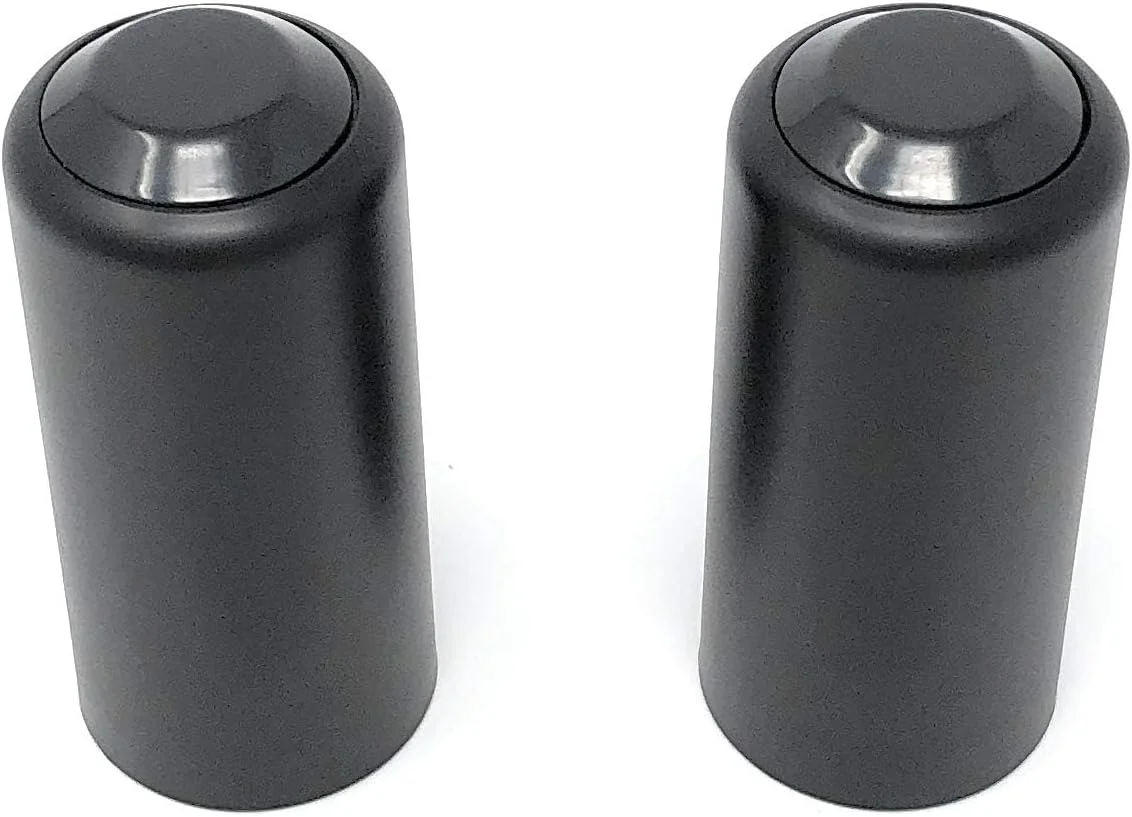 J&P دو عدد درپوش/کاور/کلاهک پیچی جایگزین باتری میکروفون برای شور PGX/SLX وایرلس (مشکی)