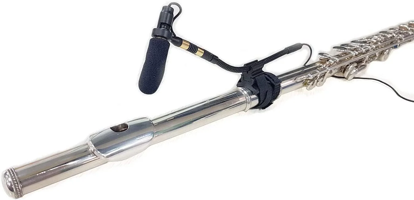 میکروفون سازهای بادی مدل PMMB19-TA3-FLT به همراه گیره فلوت/کلارینت