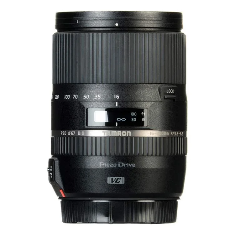 لنز تامرون 16-300mm F/3.5-6.3 Di II VC PZD Macro سازگار با Canon EF لنز تامرون 16-300mm F/3.5-6.3 Di II VC PZD Macro سازگار با Canon EF