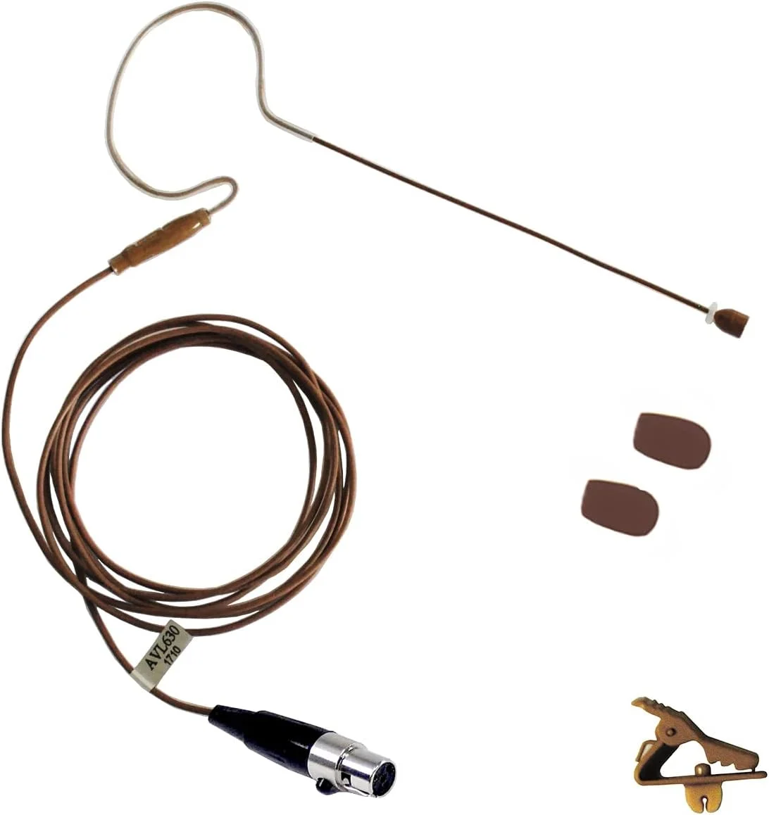 میکروفون هدست کوچک جایگزین با قلاب گوشی برای سیستم بی سیم (کاکائویی)