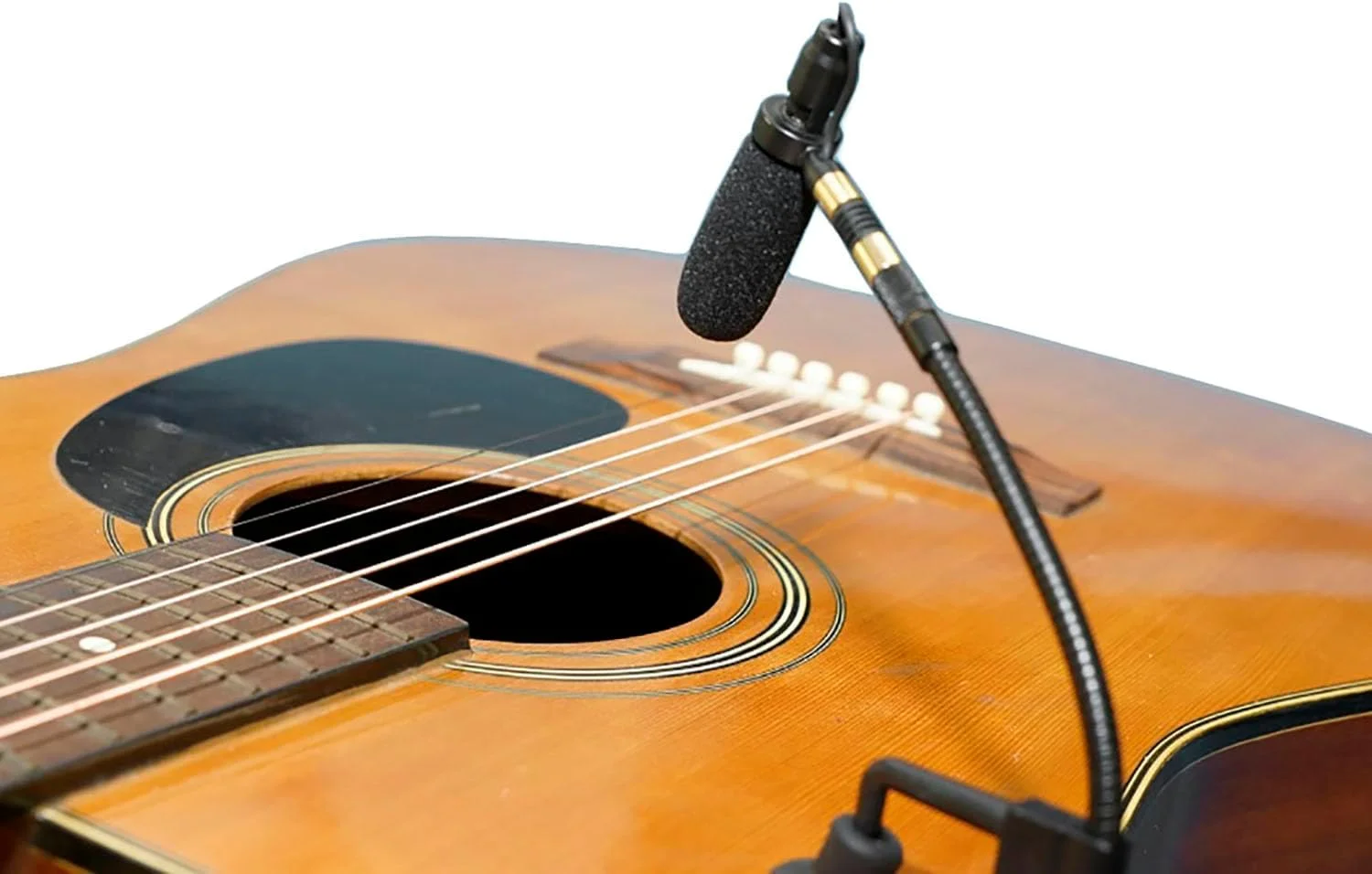 میکروفون ساز موسیقی PMMB19 به همراه گیره گیتار و 5 اتصال دهنده قابل تعویض