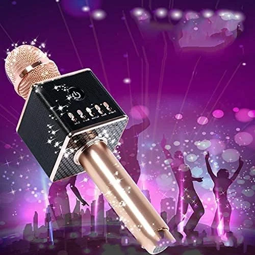 میکروفون صوتی بلوتوث بی سیم، میکروفون بی سیم کارائوکه با کاربری آسان برای مهمانی های خانوادگی، کافه ها و استیج های کوچک فضای باز
