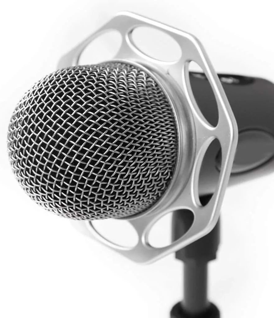 میکروفون استودیویی ضبط صدا، میکروفون پخش کندانسور با پایه برای تماس کنفرانسی تلفن، کامپیوتر، پخش زنده، پادکست، بازی، آواز کارائوکه